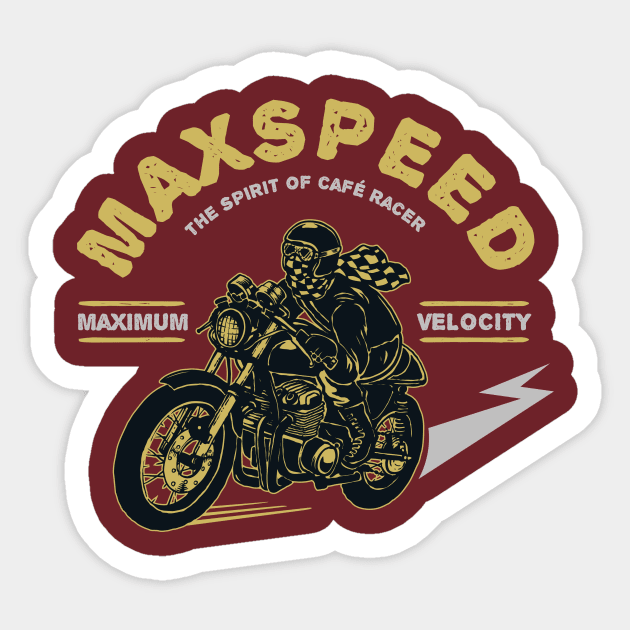 Max Speed Sticker by RadCoolguy